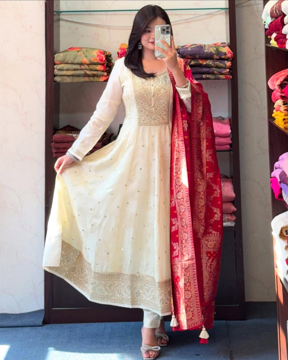Chandni Charm Flared Suit